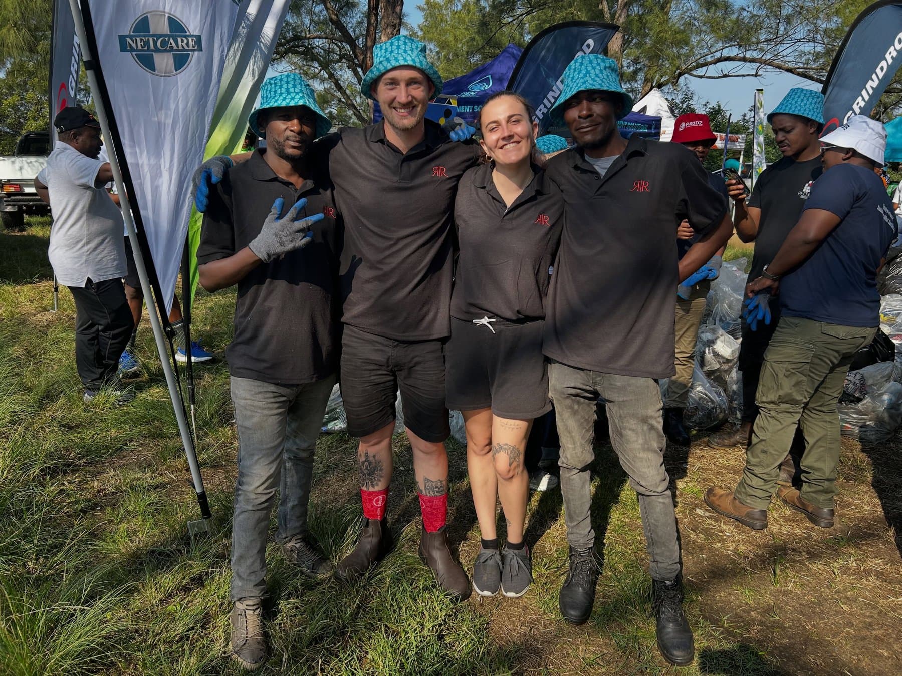 The Reflection Premium Cleaning team at a Pelican Island community clean-up in Richards Bay
